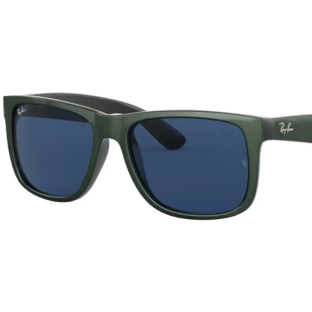 Ray-Ban Justin Classic sunglasses in Green Metallic  NWOT - Picture 2 of 13